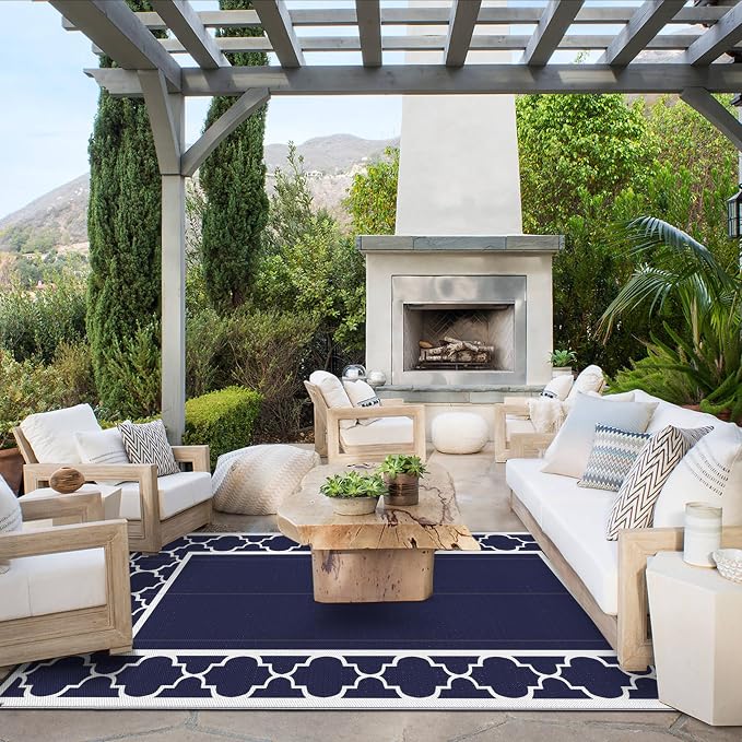 GENIMO 10' x 14' Outdoor Rug Waterproof - Image 5