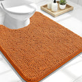 OLANLY Toilet Rugs U-Shaped 24x20, Extra Soft Absorbent Chenille Contour by OLANLY