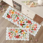 Arenarug Scalloped Kitchen Mats by ArenaRug