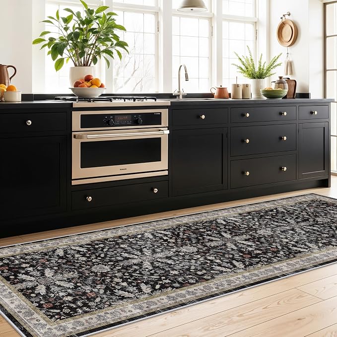 3x10 ft Long Kitchen Runner Rug – Non-Slip Washable Hallway Carpet Runner - Image 4