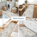 2x6 Washable Non-Slip Hallway Runner Rug – Modern Abstract Soft Carpet Runner - Image 3