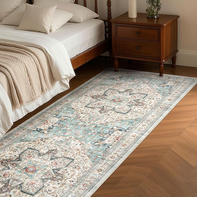 Tortania Area Rug 3x8 Runner Rugs - Image 3
