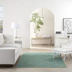 Nourison Home Nourison Essentials Blue Green 5' x 7' Area Rug - Image 4