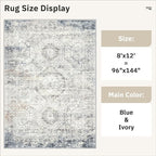 Soalmost Washable Area Rug 8x12, Large Soft Rugs - Image 5