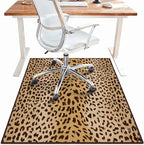 36"x48" Office Chair Mat for Hardwood Tile Floor, Under Desk Carpet Protector by BESBLEE