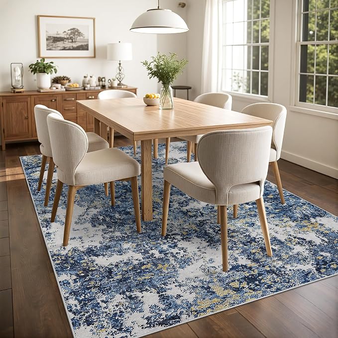 Area Rug 9x12 Living Room: Large Washable Rug - Image 5