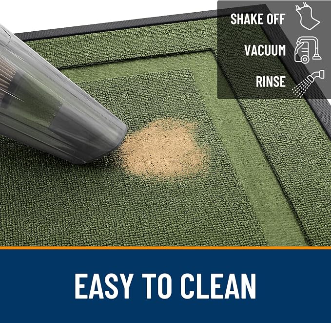 OLANLY Front Door Mat Indoor Outdoor Entrance, Waterproof All-Season, - Image 5
