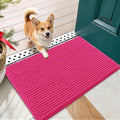 OLANLY Dog Door Mat for Muddy Paws 24x16, Ultra Absorbent Chenille Mud Doormat by OLANLY