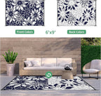 GENIMO Outdoor Rug Waterproof for Patio Decor, Large Area Rugs Mats for RV - Image 4
