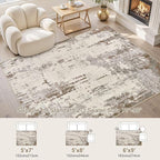 UERMEI 5x7 Area Rug Living Room Rugs - Image 2