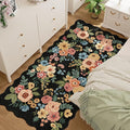 DUKINO 3x6 Washable Runner Rug, Soft Indoor Floral Non Slip Runner Rug by DUKINO