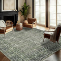 CHAMPLANT Washable Area Rug 8'x10' Retro Boho Design Non-Shedding Non-Slip Easy by CHAMPLANT
