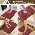 COSY HOMEER Kitchen Rugs 24"x36" Non-Slip Washable Kitchen Mats - Image 6