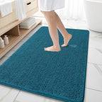 OLANLY Large Bathroom Rugs 59x35, Extra Soft Absorbent Chenille Bath Rugs by OLANLY