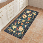 DUKINO 2x4 Rug for Entryway, Washable Kitchen Floral Runner Rug - Image 8