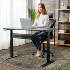 48"x60" Office Chair Mat for Hardwood Tile Floor, Under Desk Carpet Protector - Image 2