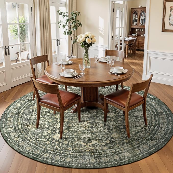 Lofus 6ft Area Rugs for Living Room, Soft Boho Carpets for Bedroom Dining Room - Image 4