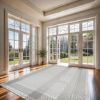 CAMILSON Easy Jute Rug 10x14, Indoor Outdoor Off-White Color Fiber Area Rugs - Image 4
