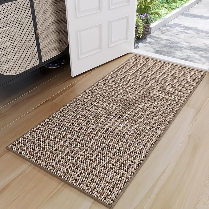 Indoor Door Mat 24"x72", Door Mat Indoor Entrance Dirt Resistant and Absorbent by YDKGL