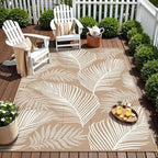 Pauwer Waterproof Outdoor Rug 6x9, Reversible Plastic Straw Patio Camping Rug - Image 5