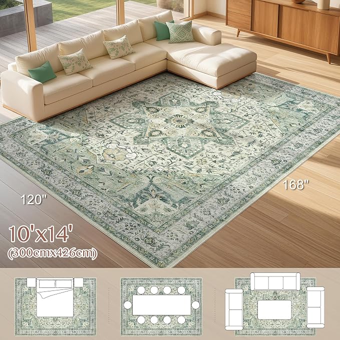 Tortania Area Rug Living Room Rugs - Image 8
