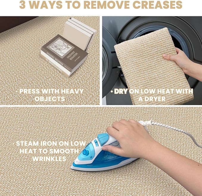 EARTHALL Washable Area Rug 4x6 Ft Non Slip Rugs - Image 5