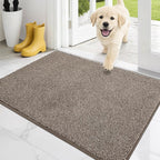 PURRUGS Dirt Trapping Door Mat 24" x 35.5", Non-Slip Machine Washable Entry Rug by PURRUGS