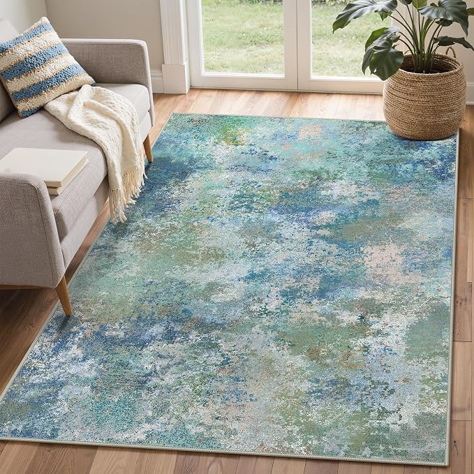 BEIMO Area Rugs 3x5 for Living Room Bedroom, Modern Abstract Machine Washable - Image 4