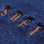 Navy Blue Round Rugs 5Ft for Boys Bedroom, Fluffy Circle Area Rug for Kids - Image 8
