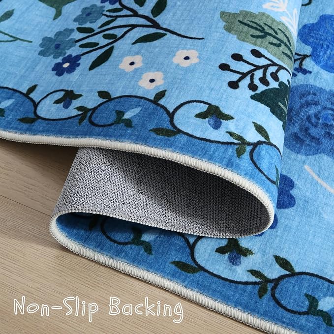 Rugcomf Runner Rug for Hallways Kitchen Rug Non Slip 2'x 6' Washable Runner Rugs - Image 3