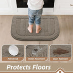 BEQHAUSE 30x18 Inch Kitchen Rug Mat Durable Kitchen Rugs Non-Slip Washable - Image 4
