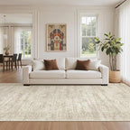 Soalmost 4x10 Wide Hallway Runner Rug: Washable Soft Rug Runners - Image 2