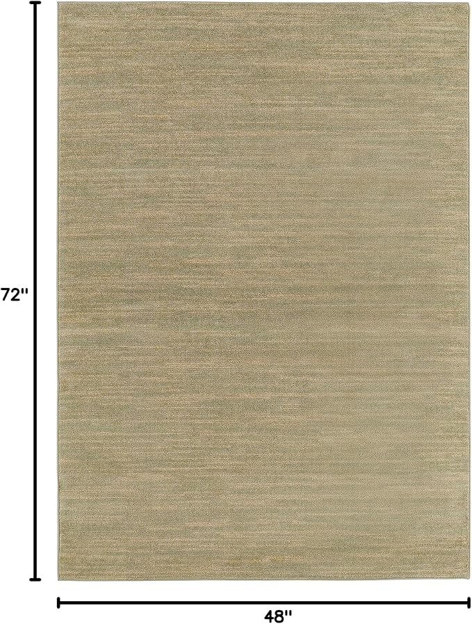 Nourison Home Nourison Essentials Green Gold 4' x 6' Area Rug - Image 2