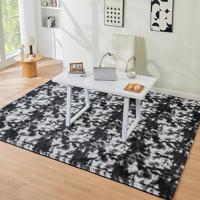 Litanika 6x9 Fluffy Shag Faux Fur Area Rug - Image 4