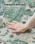 AMADA HOMEFURNISHING Round 6ft Area Rugs, Vintage Rugs - Image 6