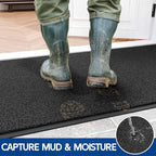 Sturdy Front Door Mat, Fade Resistant, Waterproof Low Profile Entry Mat - Image 3