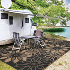 GENIMO Outdoor Rug Waterproof for Patio Decor, Large Area Rugs Mats for RV - Image 2