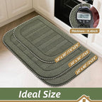 BEQHAUSE 24x40 Inch Kitchen Rug Mat Durable Kitchen Rugs Non-Slip Washable - Image 3