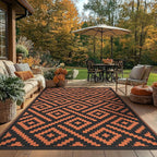GENIMO Outdoor Rug for Patio, Waterproof Halloween RV Camping Mat Lightweight - Image 7