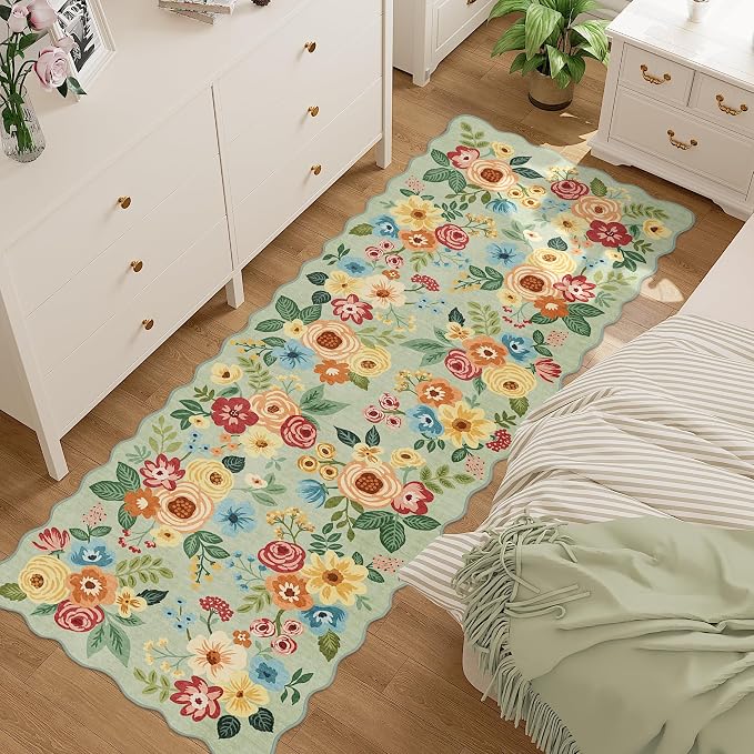 DUKINO 2x10 Runner Rug for Hallway, Washable Kitchen Rug - Image 4