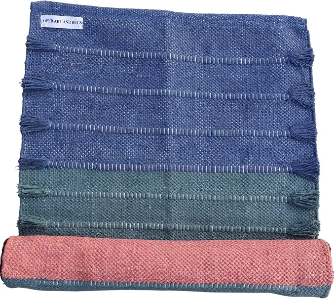 Jaipur art & Rugs Cotton Yoga Mat by JAIPURARTANDRUGS