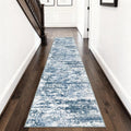 Runners for Hallways Ultra Non-Slip 2x8 Washable Kitchen Rug Abstract Tear and by TTelephant