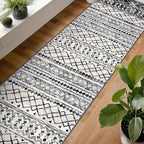 KUTA Extra Long Runner Rug for Hallway 2.6x20ft, Vintage Boho Washable Kitchen - Image 3