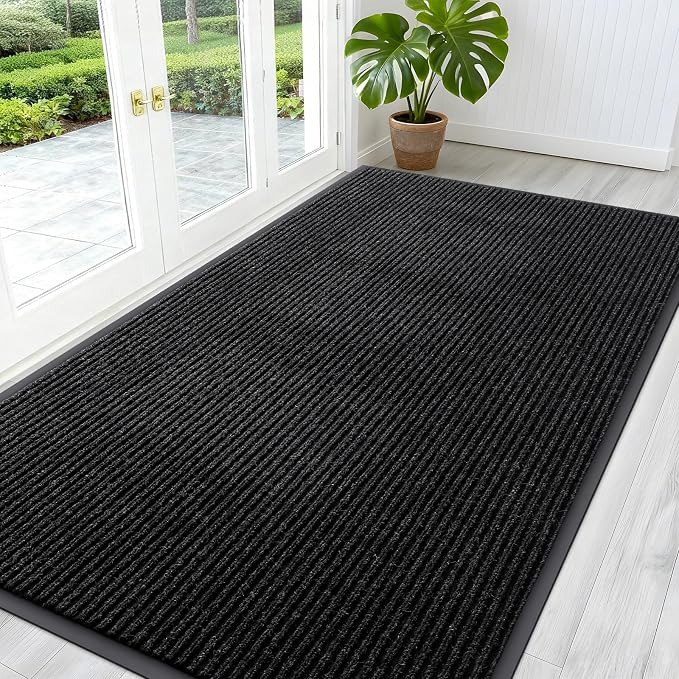 OLANLY Front Door Mat Indoor Outdoor Entrance, Waterproof Heavy Duty Doormat by OLANLY