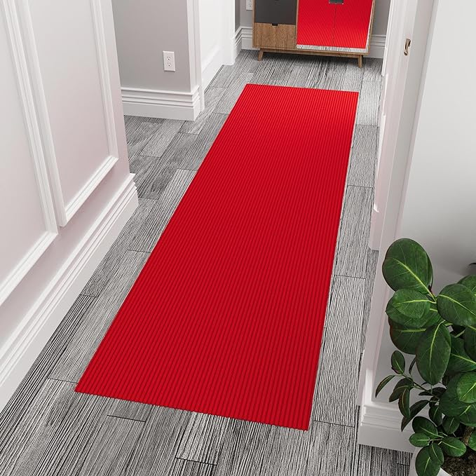Ottomanson 4' x 6'6" Mud Mat Area Rug Scraper Carpet by Ottomanson