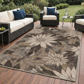 GENIMO Indoor Outdoor Area Rug 5'x7', Machine Washable Rugs by GENIMO