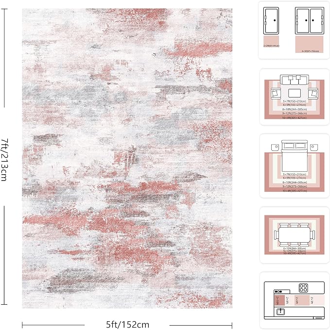 5x7 Rugs for Living Room - Image 2