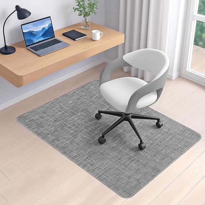 BesWin Office Chair Mat for Hard Floors, Heavy Duty Non-Slip PVC Hard Floor by BesWin