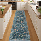 DUKINO Runner Rug, 2x8 Washable Kitchen Rugs by DUKINO
