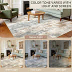 BEIMO Area Rugs 6x9 for Living Room Bedroom, Modern Abstract Machine Washable - Image 9